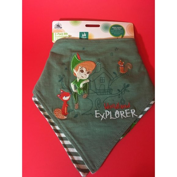 Disney Store Peter Pan Bib Set for Baby - Picture 4 of 8